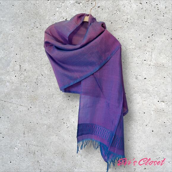 Ethiopian Vintage Hand Woven Shawl Pashmina Scarf TableRunner With Tassels - Picture 6 of 10